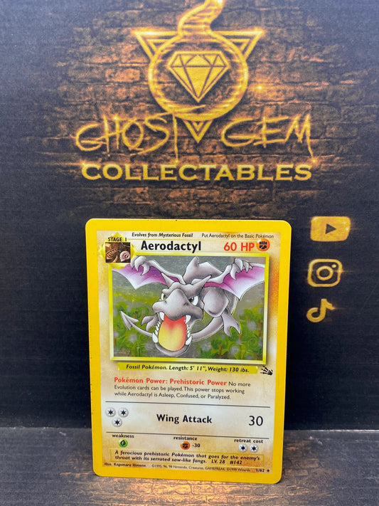 Aerodactyl - HOLO - Fossil 1/62-wotc